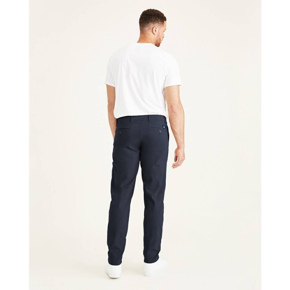 Dockers Men's Size 40x32 Navy Ultimate Chinos, Athletic Fit Stretch Straight Leg - Picture 2 of 15